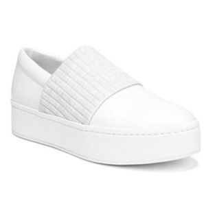 Vince Weadon Leather Platform Sneakers